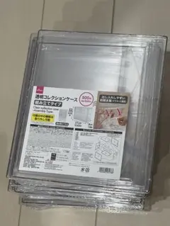 ダイソー 透明コレクションケース 組み立てタイプ 4点