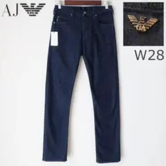 新品 ARMANI JEANS 美脚スリム ストレッチデニム W28 XSサイズ