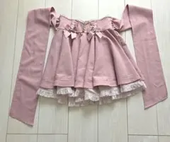 LIZ LISA　フレアミニスカート ピンク リボン付き