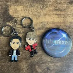 ØMI 登坂広臣 缶バッジ＆キーホルダー ガチャ セット