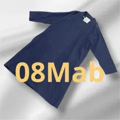 08Mab リネンコットンコート　夏生地　羽織り　リネン混合　オーバーサイズのサムネイル