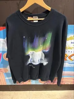 GILDAN Polar Bear プリント スウェット ブラックのサムネイル