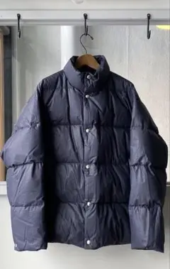 COMOLI 23AW コットンナイロン ダウンジャケット　NAVYのサムネイル