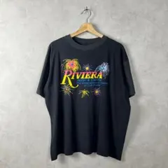 80s 90s USA古着 Tシャツ 黒 ボックスシルエット 半袖 ヴィンテージ