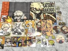 ヒロアカ　爆豪勝己　グッズ　まとめ　ポスター　トレカ　ステッカー　缶バッジ　色紙