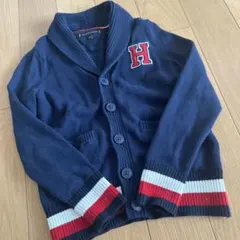 TOMMY HILFIGER ネイビー カーディガン 122