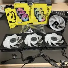 【新品と未使用】CORSAIR ICUE LINKシリーズのスターターキット色々 Amazon.com: Corsair iCUE Link QX120 RGB 120mm Magnetic Dome RGB