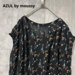 AZUL by moussy 花柄　フラワー　2Wayシフォンブラウス　薄手のサムネイル