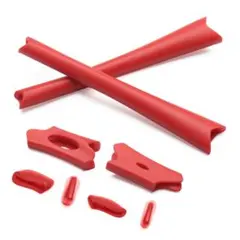 オークリー☆Flak フラックジャケット★イヤーソック ノーズパッド レッド