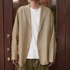 折って折ってJACKET LINENSILK SHAMBRAY ピスタチオ - メルカリ