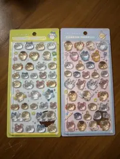 【正規品】ボンボンドロップシール　ちいかわ　みんなポーズ　みんなニコニコ　セット