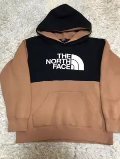ノースフェイス　子供服　パーカー　黒　茶　150cm 正規品