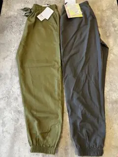 メンズイージーパンツ カーキ・チャコール Lサイズ