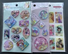 セリア　ディズニープリンセス　ウォーターシールセット