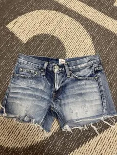 MOUSSY VINTAGE カットオフデニムショートパンツ