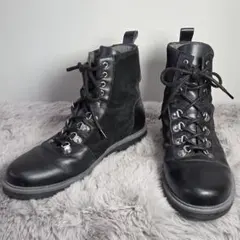 PRADASPORTSワークブーツ ブラック レザー　美品　ビブラムソール PRADASPORTSワークブーツ ブラック レザー 美品 ビブラムソール - メルカリ