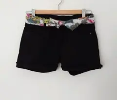ザラ※ZARA ブラック デニム ショートパンツ 11~12y/152cm