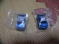 2台　プルバックカー　ADVAN　　calsonic　　　　　みかー19