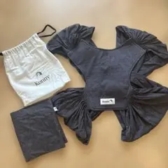 s*中様 【数回使用】Konny コニー 抱っこひも グレー L 収納袋つき メ
