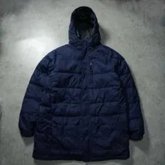 現行 L.L.Bean 極暖 グースダウンコート ネイビー ロング丈
