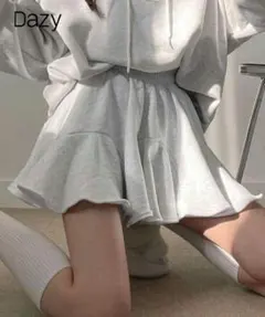 Dazy グレー フレアスカート　SHEIN