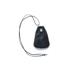 ④visyay 「YANI Drawstring BAG」 レザー巾着