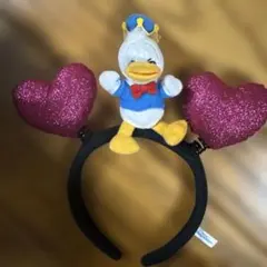ドナルドダック ハート型カチューシャ