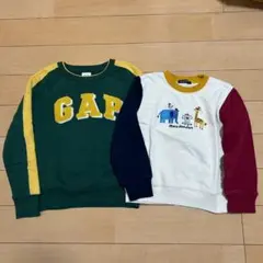 セット売り　moujonjon GAP 長袖トレーナー　キッズ　120cm