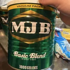 MJB Basic Blend レギュラーコーヒー 1000g空き缶のサムネイル