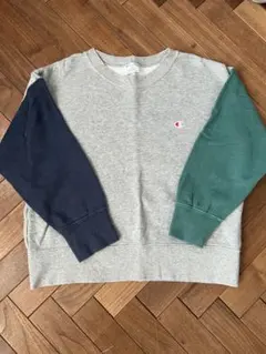 チャンピオン　カラーブロック　トレーナー　綿　スウェット　champion