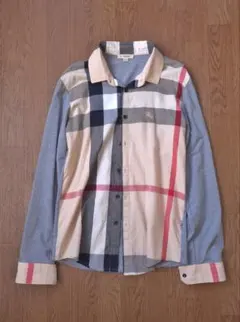 最高級 英国製 BURBERRY BRIT 圧倒的存在感 メガチェックシャツのサムネイル