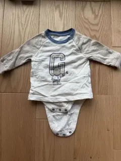 【一度着用のみ美品】GAPbaby ロンパース付きトップス 3-6month
