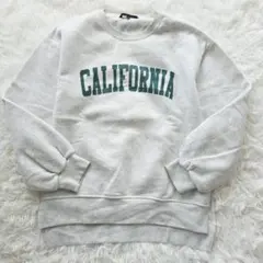 AQUAHISTORY　アクアヒストリー　トレーナー　スウェット　グレー　L