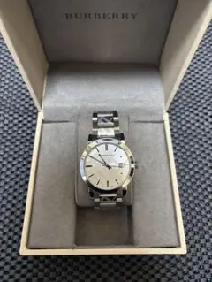 美品】BURBERRY バーバリー クォーツ【BU9037】【稼働品】メンズ