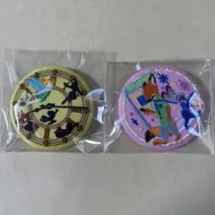 ディズニー　刺繍缶バッジ　2　ズートピア　ピーターパン