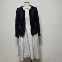 CELFORD バックサテンプリーツワンピース 七五三 行事 保護者会 お受験 
