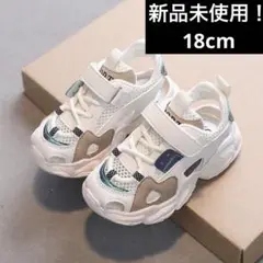 新品未使用！ サンダル 18.0cm ホワイト shein