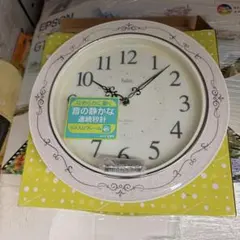 felio 掛時計 Silent Quartz 可愛い　静音　ラメ入り　キラキラのサムネイル