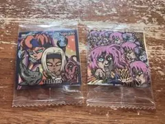 ジョジョの奇妙な冒険 シール ウエハース　ディアボロN スクアーロ／ティッツァー