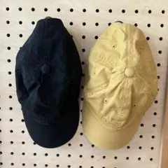 Champion キャップ 黒 黄色2個セット