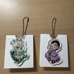 Dr.STONE アクリルキーホルダー 石神千空 あさぎりゲン ダイソー