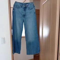H&M　 ウルトラハイウエスト ワイドデニム　36