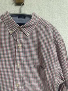トミーヒルフィガー TOMMY HILFIGER チェック柄シャツ　長袖シャツ