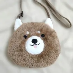 柴犬　キッズ用 アニマル ポシェット ブラウン