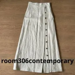 タグ付き　room306contemporary リネンブレンド　ロングスカートのサムネイル
