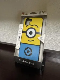 新品未開封 AQUOS R3ケース グルマンディーズ ミニオンのサムネイル