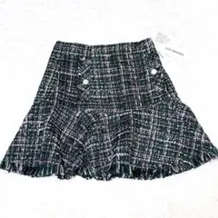 新品✨️24AW リリーブラウン LILY BROWN フリンジツイードスカート