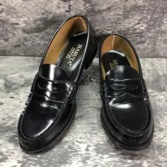 極美品✨HARUTA【25.5EE】コインローファー 4514 幅広