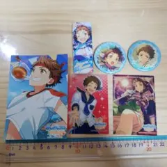 6 あんさんぶるスターズ ra*bits 天満光 セット クリアカード 缶バッチ