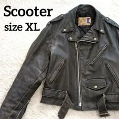 【希少】スクーター レザージャケット XL アメリカ製 80's ヴィンテージ 2026年最新】SCOOTER メンズ レザージャケット・ライダースの人気